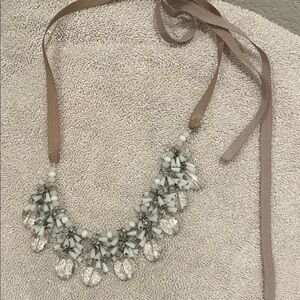 FREE with purchase LOFT chunky ribbon tie necklace